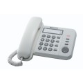 Telefonas laidinis Panasonic KX-TS520FXW su numerių atmintimi baltas (white) 